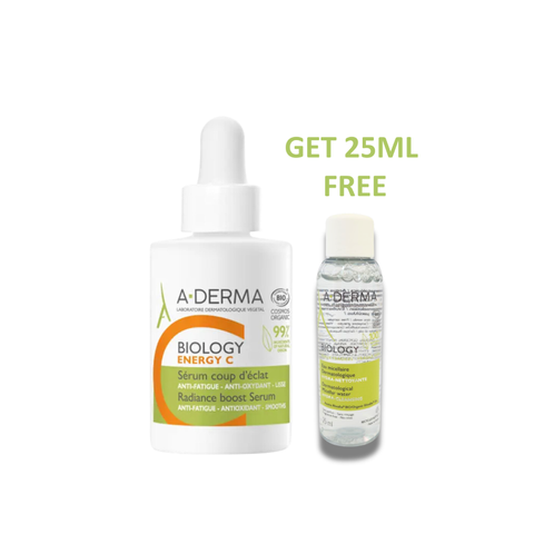 Aderma Biology Energy C Serum Coup d'Eclat + Micellar water 25ml GIFT