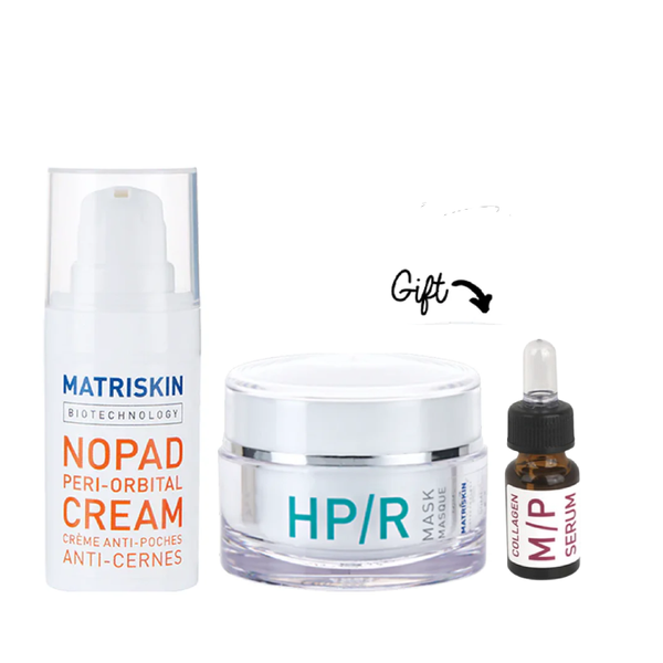 Matriskin Nopad Peri-Orbital Eye Cream For Puffiness + HP/R Mask 50ML + Mini MP serum