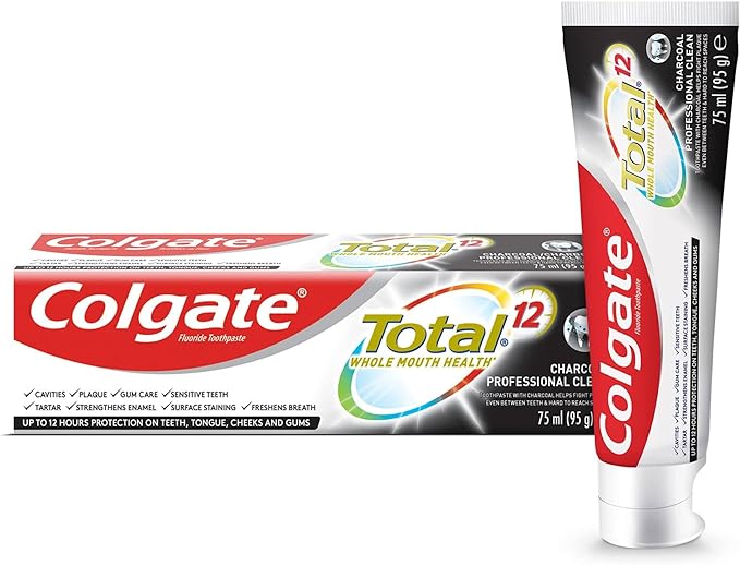 Colgate Natural Extracts Deep Clean with Activated Charcoal Toothpaste 75ml