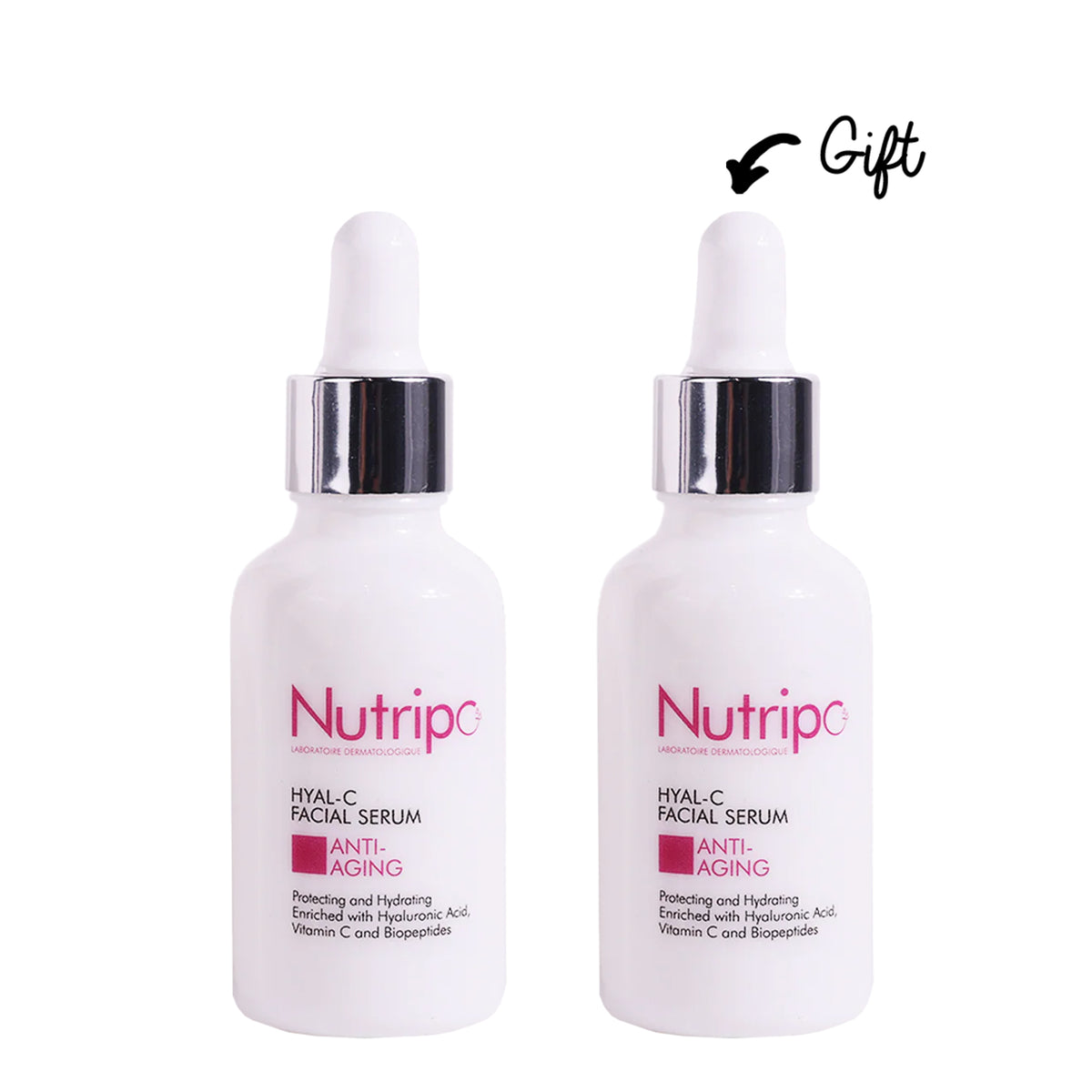 Buy Nutripo Hyal-C Facial Serum 30 ml & get a FREE one