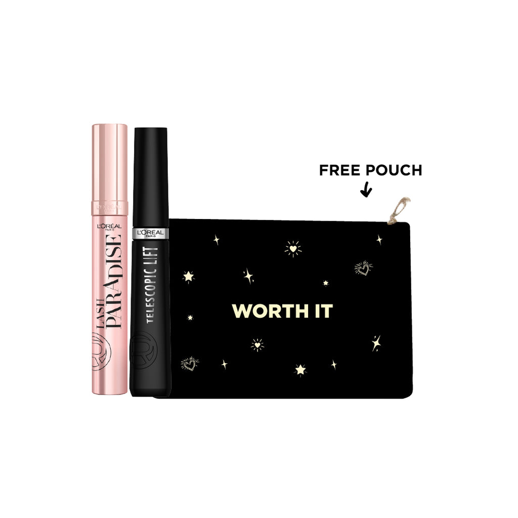 15 % OFF Telescopic + Lash Paradise Get Worth it pouch