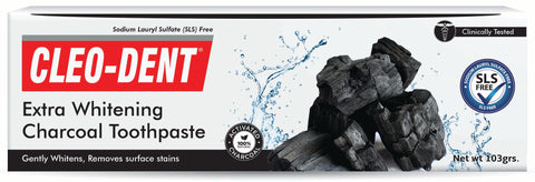 CLEO-DENT EXTRA WHITENING CHARCOAL TOOTHPASTE