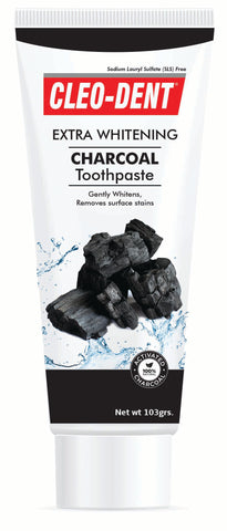 CLEO-DENT EXTRA WHITENING CHARCOAL TOOTHPASTE
