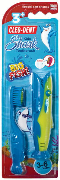 CLEO-DENT KIDS SHARK TOOTH BRUSH