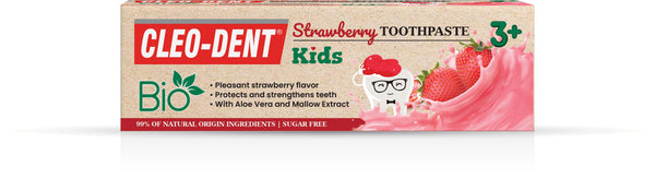 CLEO-DENT BIO KIDS STRAWBERRY TOOTHPASTE