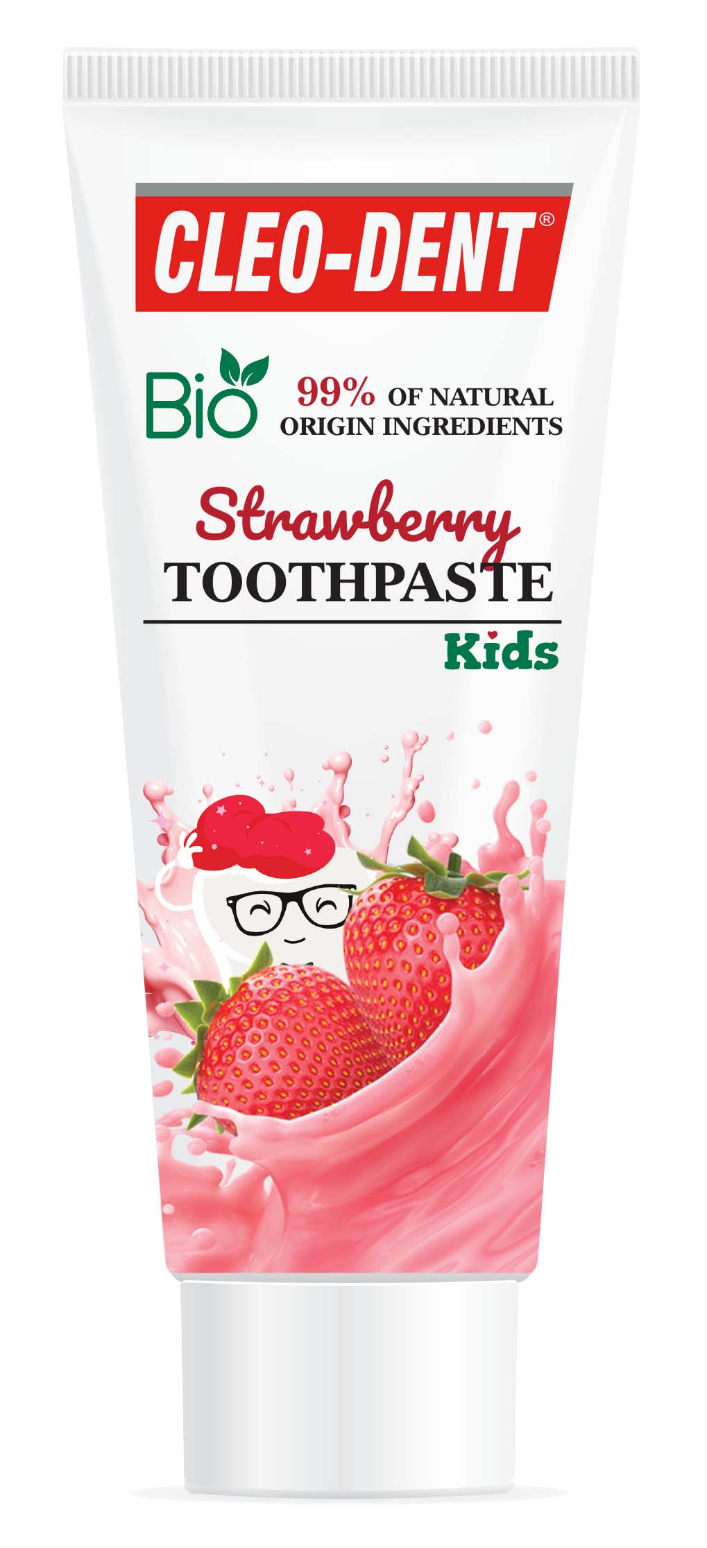 CLEO-DENT BIO KIDS STRAWBERRY TOOTHPASTE