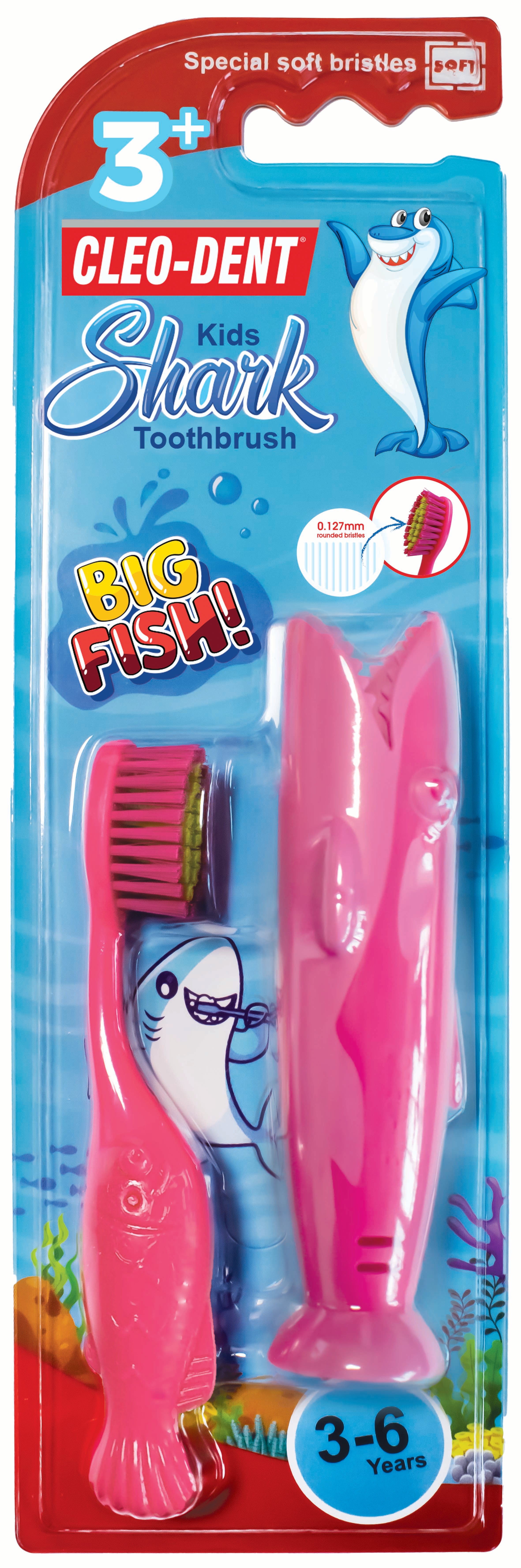 CLEO-DENT KIDS SHARK TOOTH BRUSH