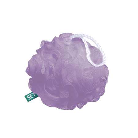 VIOLET MESH BATH SPONGE