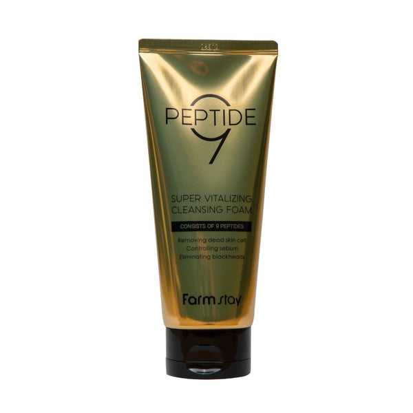 Farmstay Peptide9 Super Vitalizing Cleansing Foam