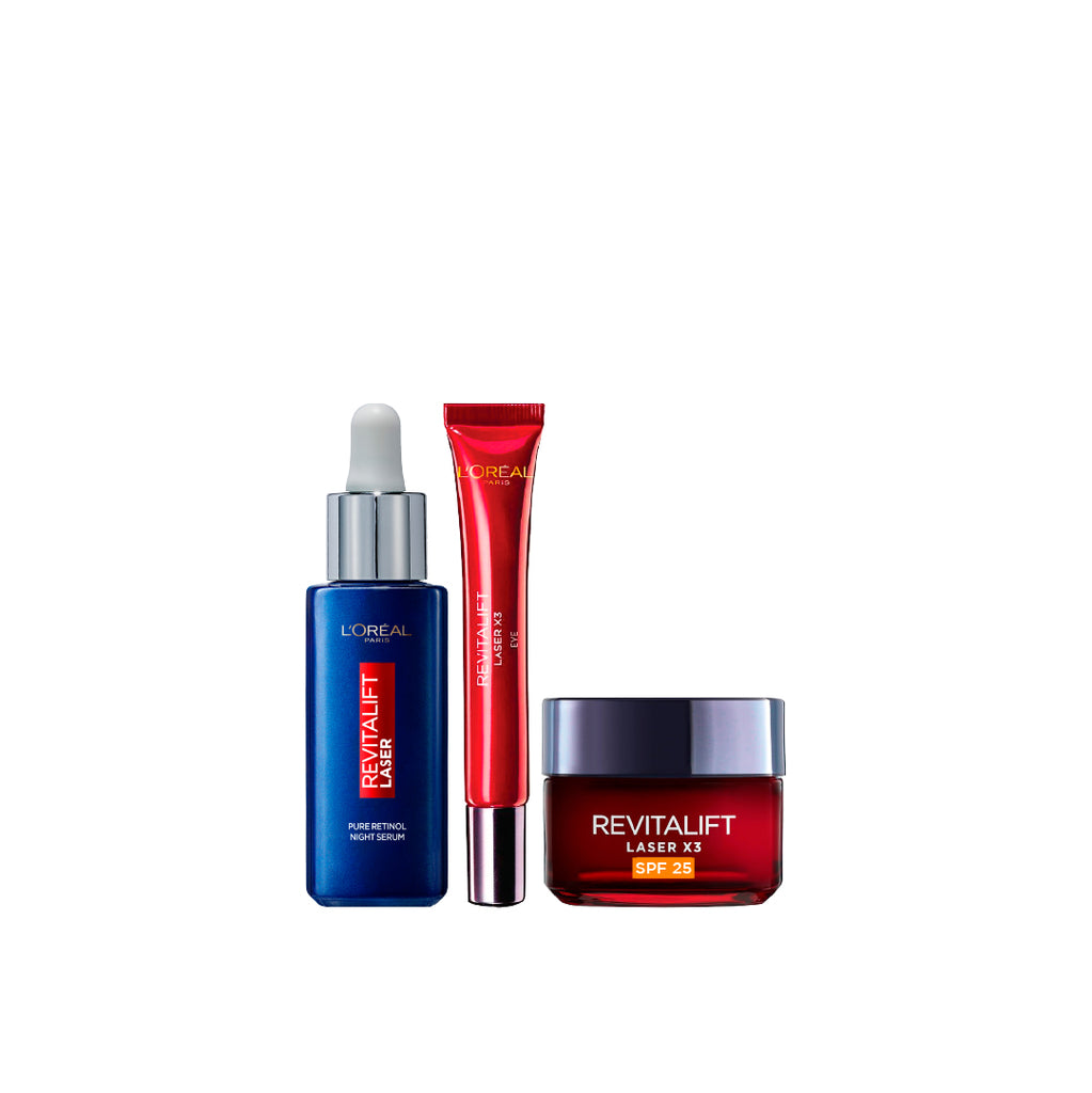 25% OFF Revitalift Laser Serum + Eye Cream + Day Cream