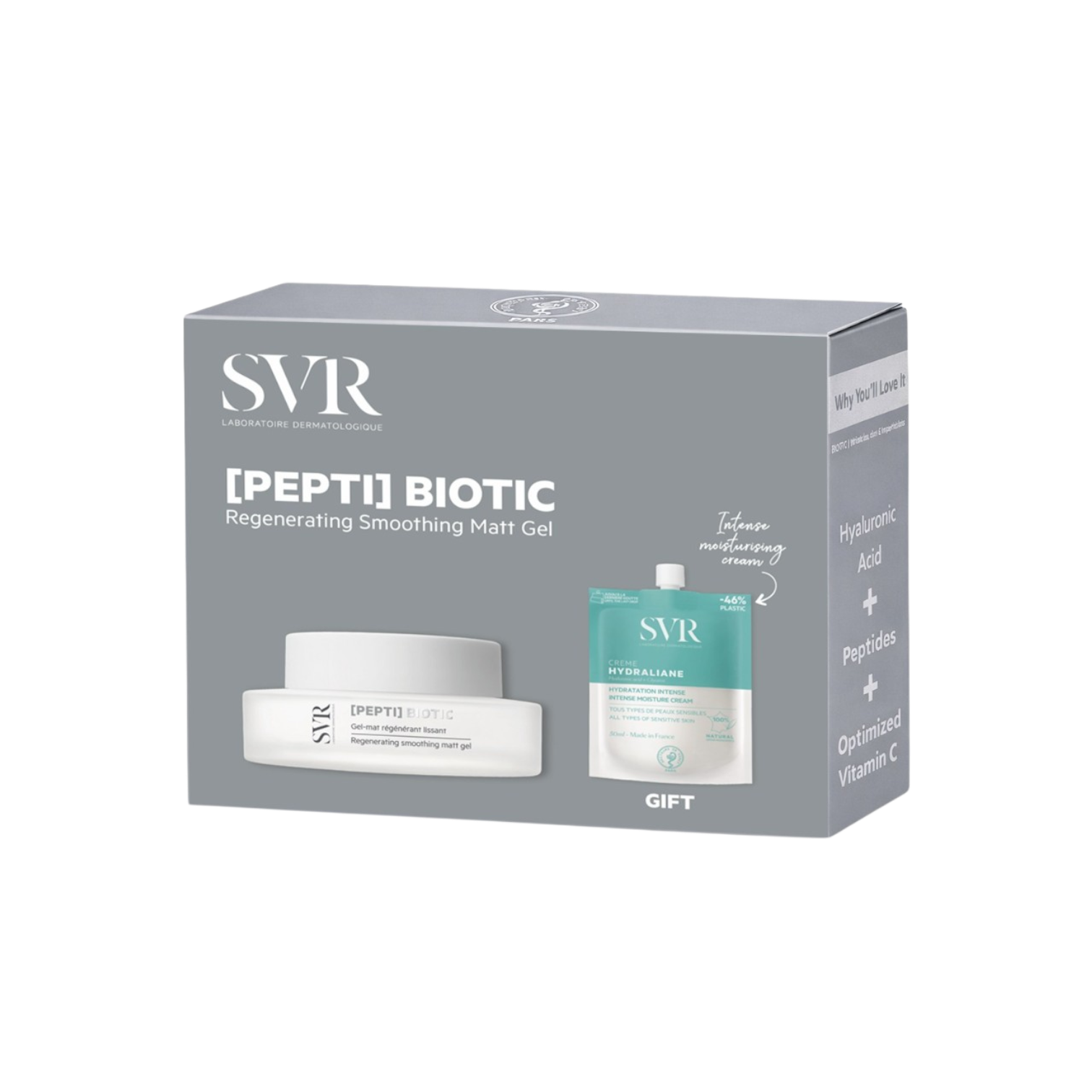 SVR [Pepti] Biotic 50ml + Hydraliane Legere 50ml (Gift)