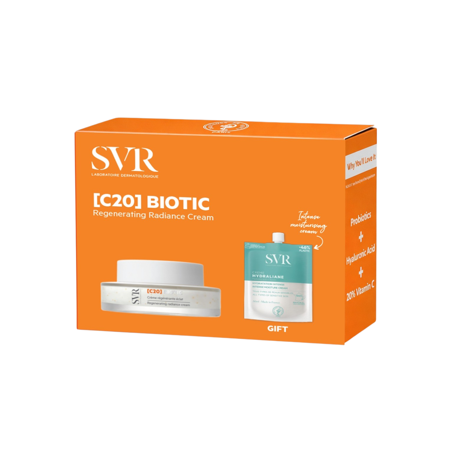 SVR [C20] Biotic 50ml + Hydraliane Legere 50ml (Gift)