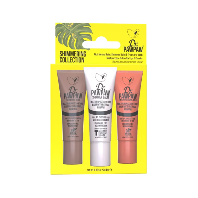 SHIMMERING TRIO 10ml Shimmer, Rich Mocha, True Coral