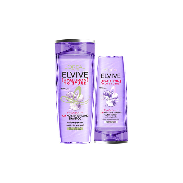 15% OFF Elvive Hyaluron Shampoo 400ml + Hyaluron Conditioner 200ml