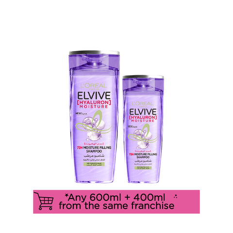 15% OFF any Elvive Shampoo 400ml + 600ml