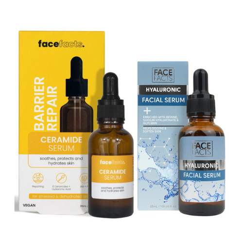 20% OFF Hyaluronic Face Serum + Face Facts Barrier Repair Ceramide Serum 30ml