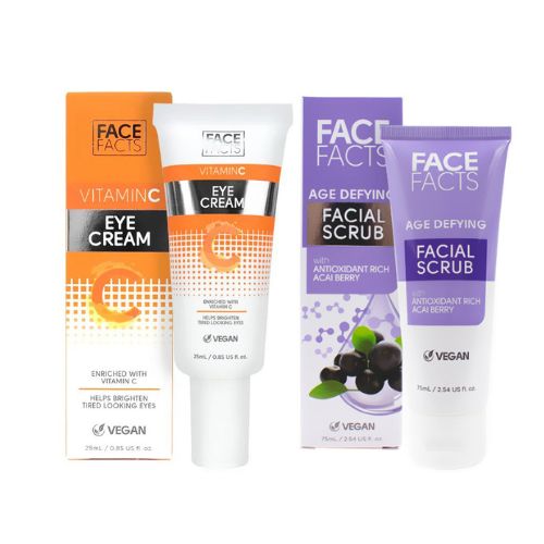 20% OFF Age Defying Facial Scrub + Vitamin C Eye Cream