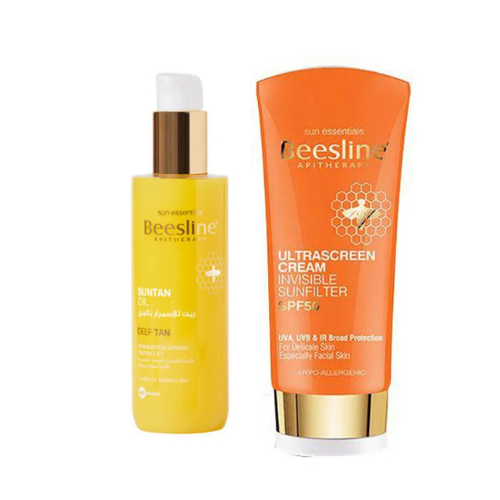 20% OFF Suntan Oil Deep Tan + Ultrascreen Cream Invisible Sunfilter SPF50 - 60ml