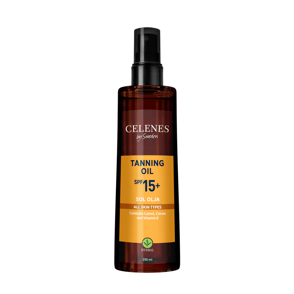 Herbal Sunscreen Tanning Oil Spf 15+ 200 mL