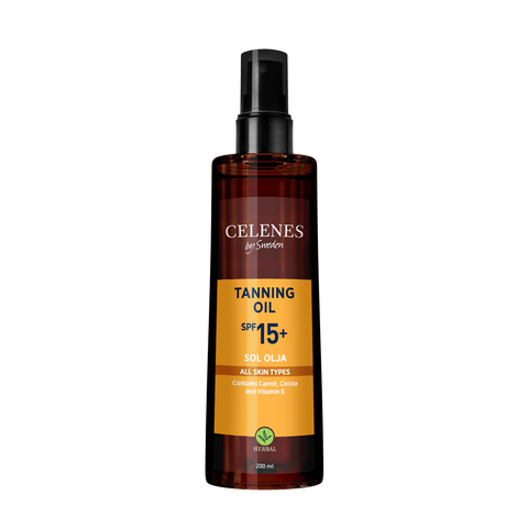 Herbal Sunscreen Tanning Oil Spf 15+ 200 mL