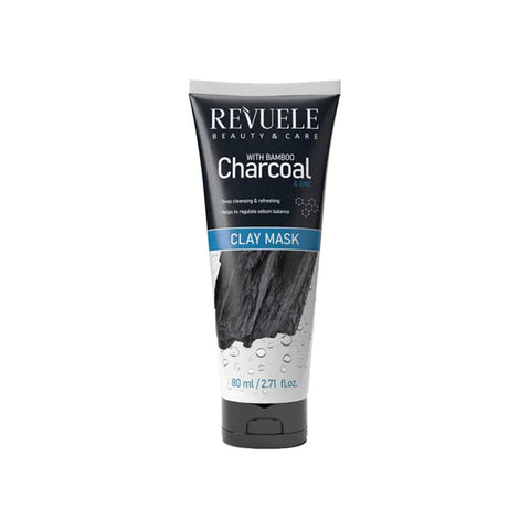 REVUELE BAMBOO CHARCOAL CLAY MASK, 80ml