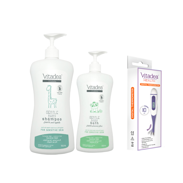 Buy Vitadea Shampoo 700ml + Vitadea Thermometer And Get 1 Vitadea Shower Gel 250 ml For Free