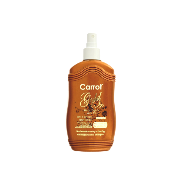 Carrot Sun Oil 200 Ml - Gold