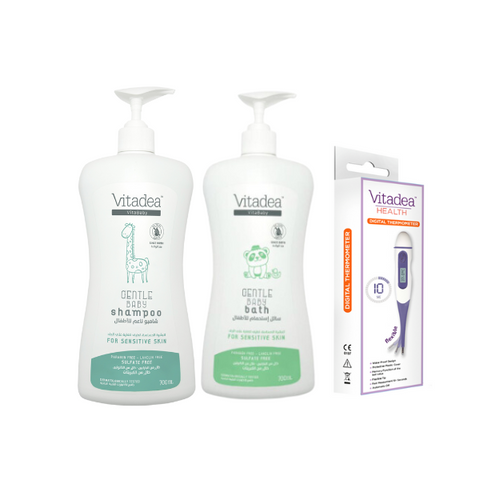 20% OFF Vitadea 700 ml Shampoo + Vitadea 700ml Baby Bath + Vitadea Thermometer