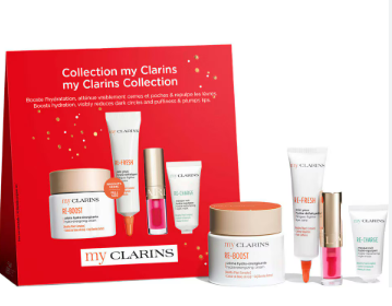 CL.VP MY CLAR ENERGY+EYE DE-PUFFER (MINI NIGHT MASK 5ML+ECH LIP OIL 04)NOEL A3