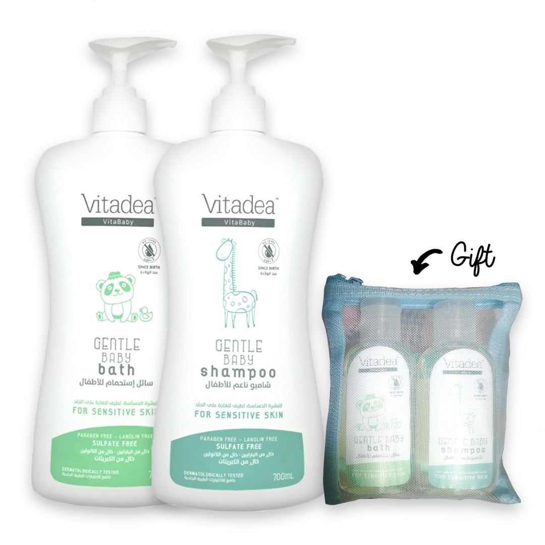 20% Off: Vitadea Shampoo 700ml + Vitadea Shower gel 700ml + Vitadea mini pouch