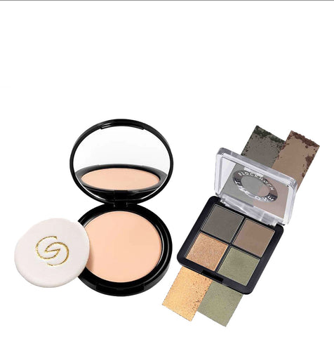 Giordani Pressed Powder Dark Cinnamon + TO eyeshadow Safari Gold 23%OFF