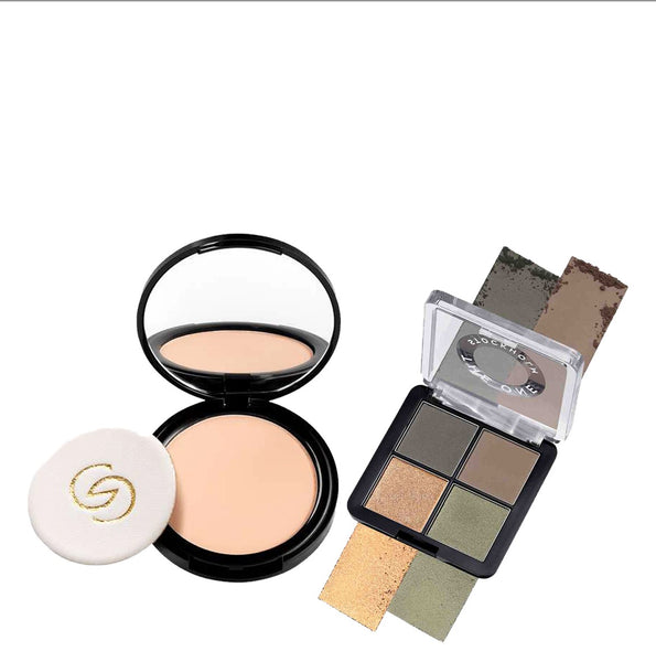 Giordani Pressed Powder Dark Cinnamon + TO eyeshadow Safari Gold 23%OFF