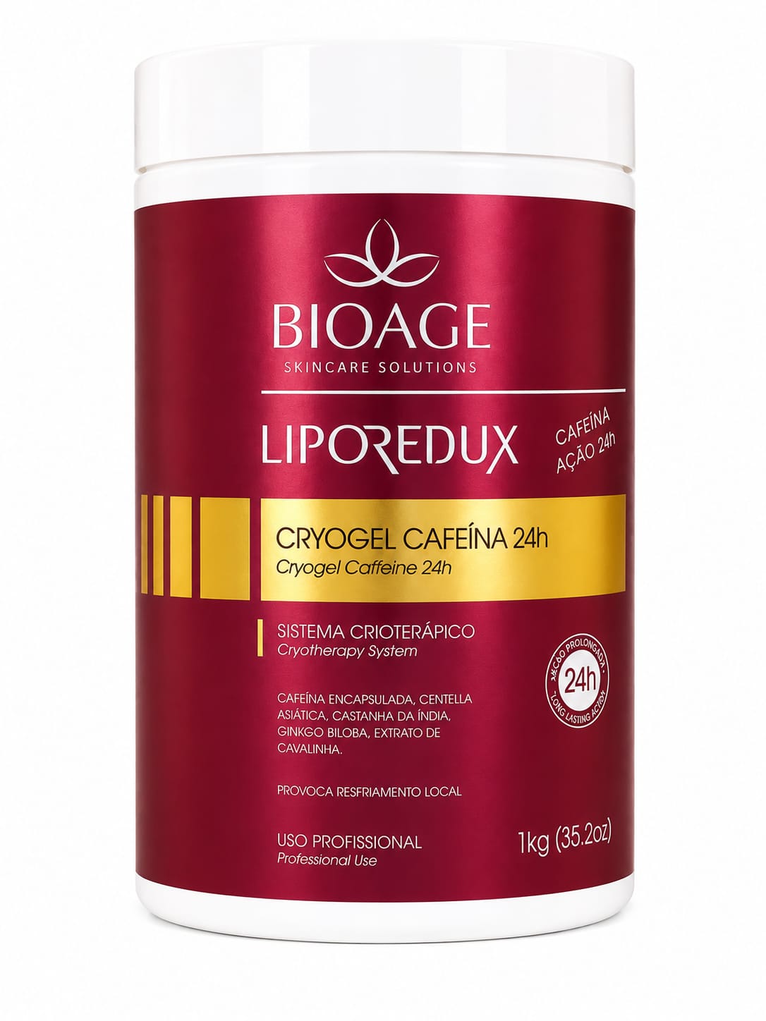 Lipo Redux Cryogel Cafeine 24H 1KG