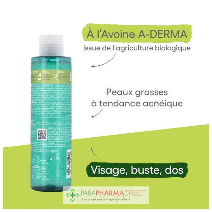 Aderma Biology Ac Gel - Gentle Cleanser for Acne