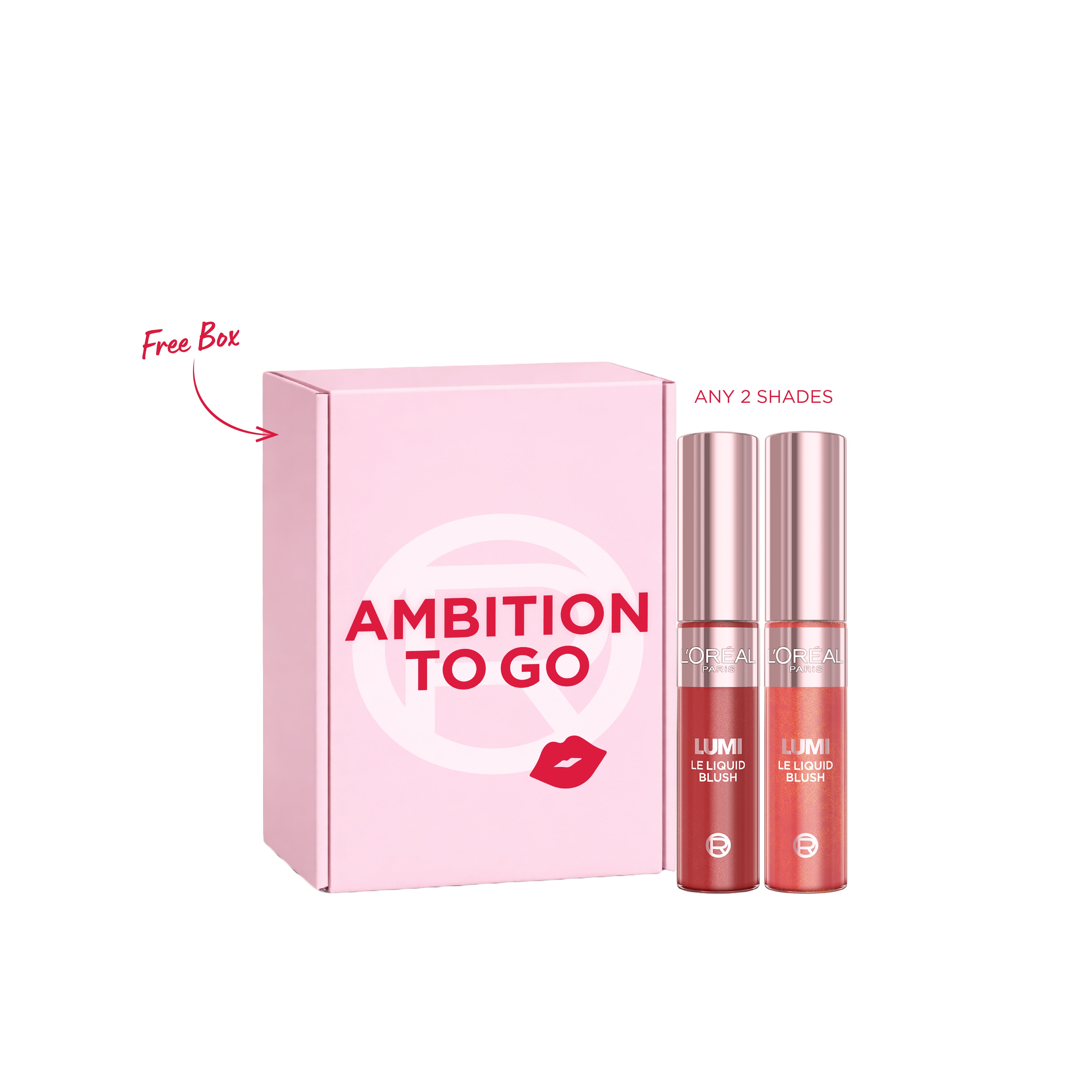 20 % OFF 2 x Lumi Blush + Free Box