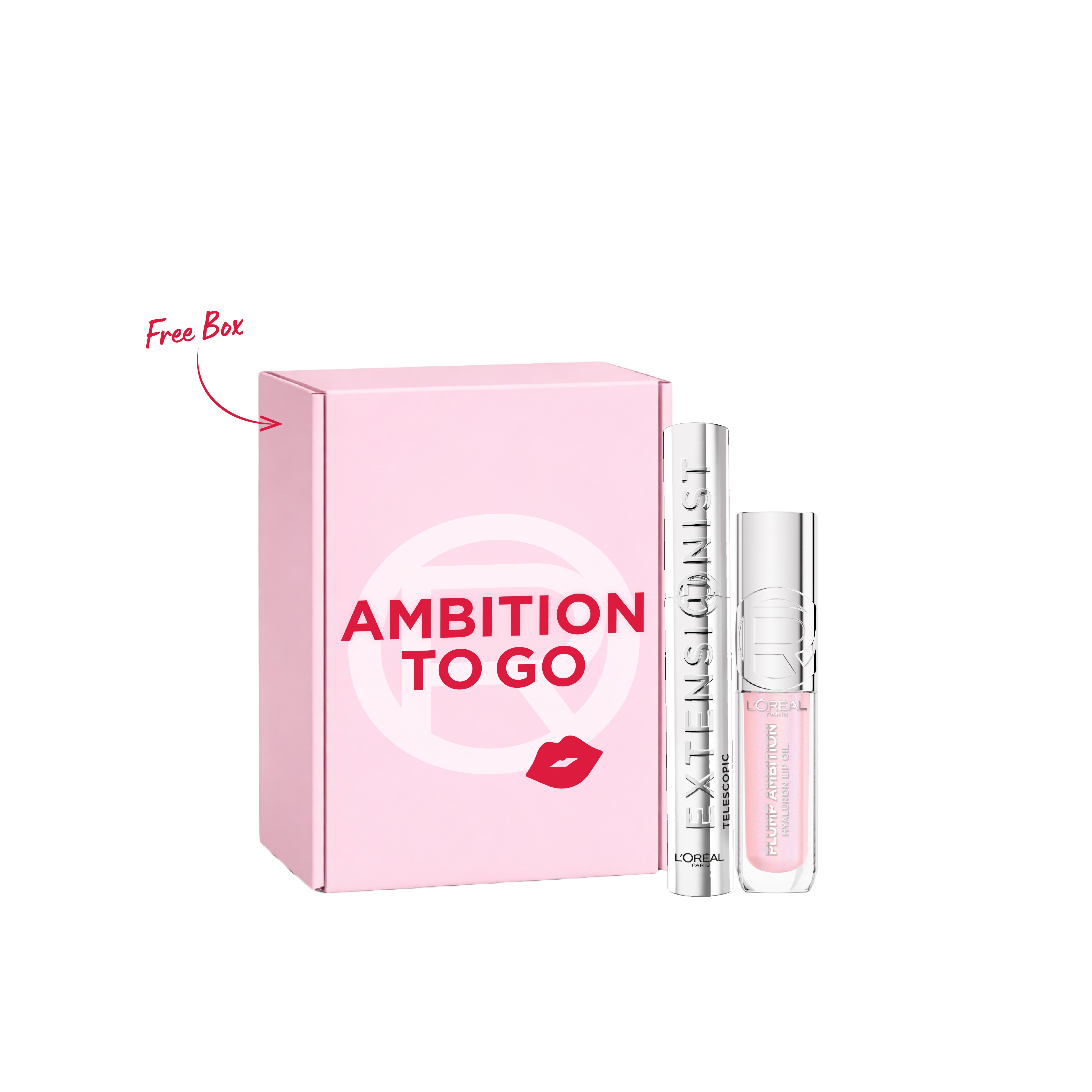 Buy Plump Ambition + Extensionist mascara + Get Box