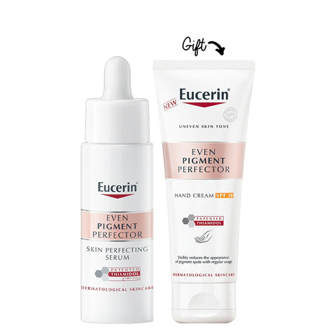 Buy Eucerin Even Pigment Perfector Skin Perfecting Serum 30ML & Get Even Pigment perfector hand full size (Free)