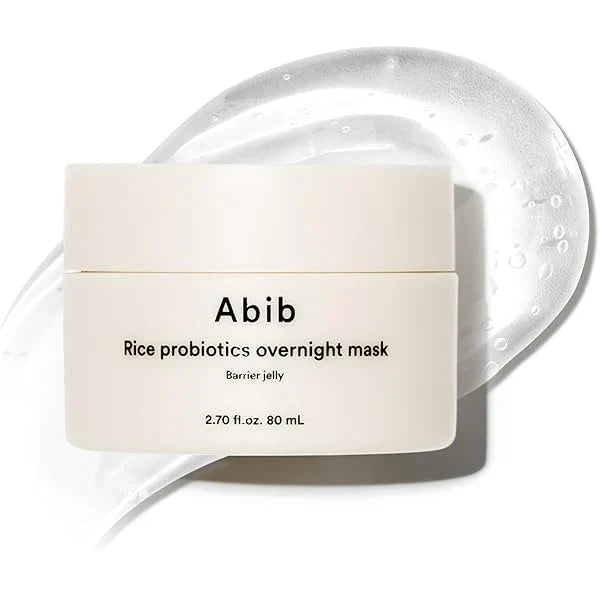 Abib rice probiotics overnight mask barrier jelly 80 ml