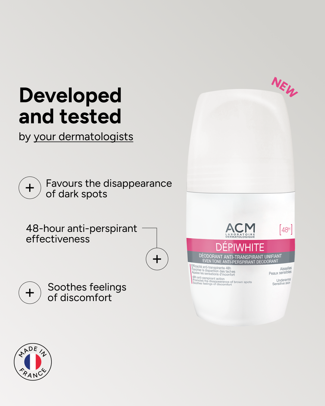 ACM DEPHIWHITE EVEN TONE ANTI-PERSPIRANT DEODORANT 50ML