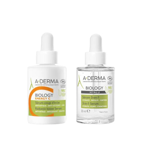 Buy ADERMA BIOLOGY ENERGY C SERUM COUP D'ECLAT 30ML  + 30% Off: ADERMA BIOLOGY HYALU 3 IN 1 SERUM 30ML