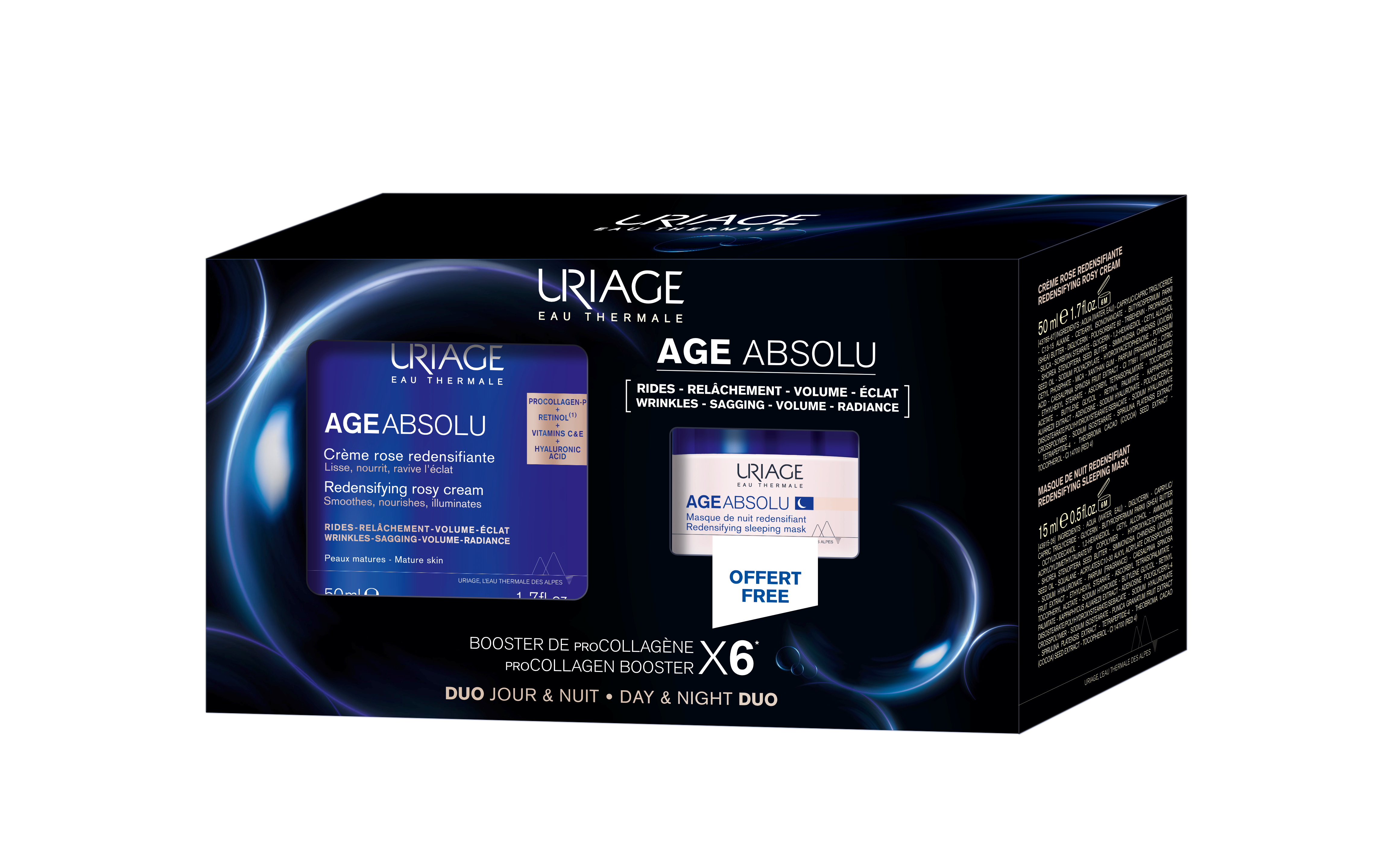 Coffret Age Absolu Redensifying Rosy Cream + Redensifying Sleeping Mask