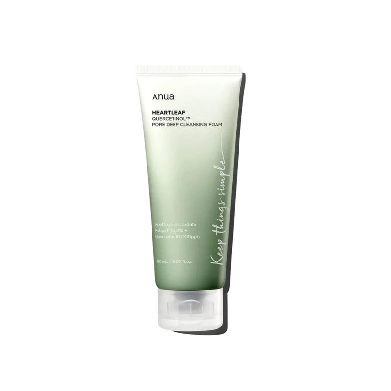 Anua heartleaf Quercetinol pore deep cleasing foam