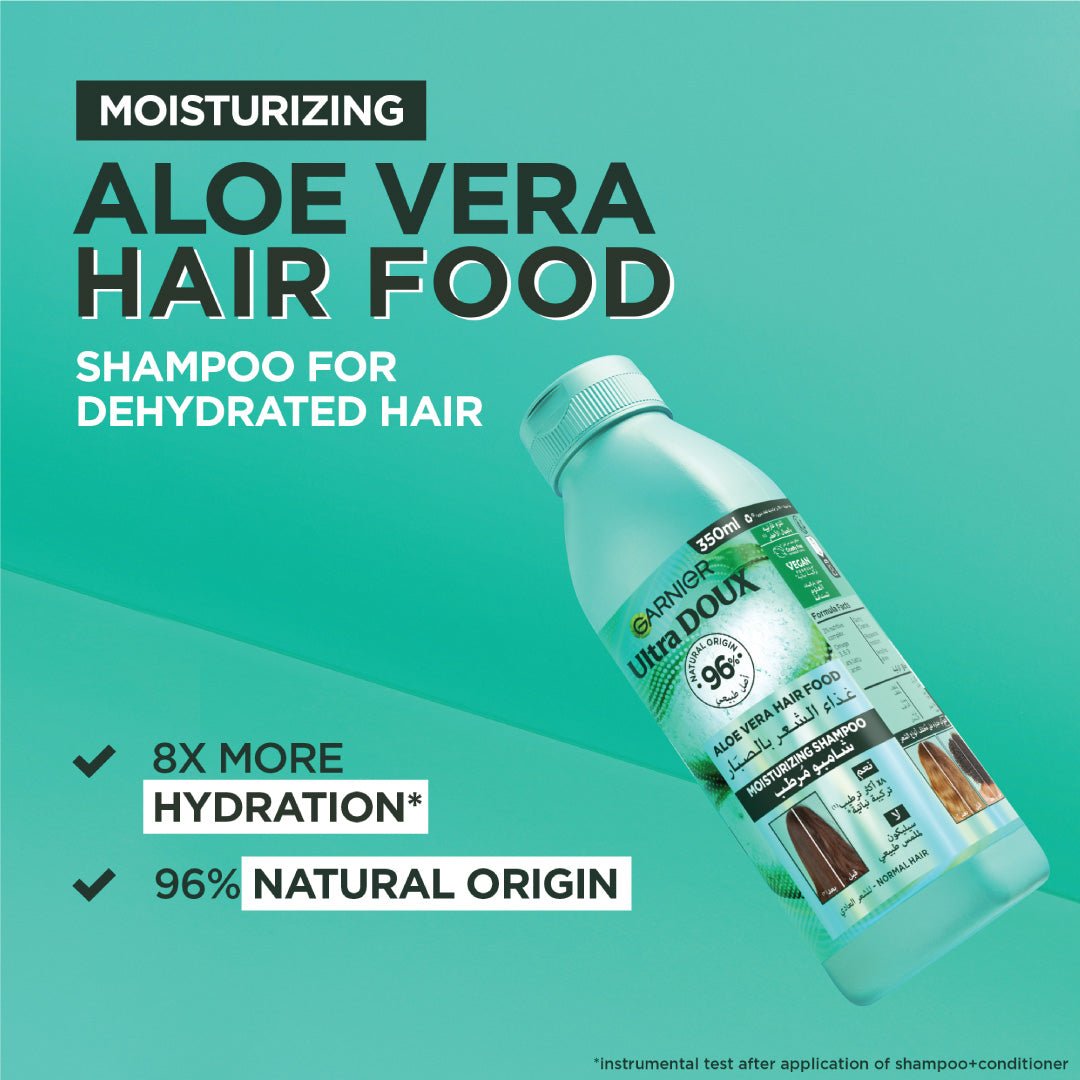 Garnier Ultra Doux Aloe Vera Vegan Hair Food Shampoo for normal hair