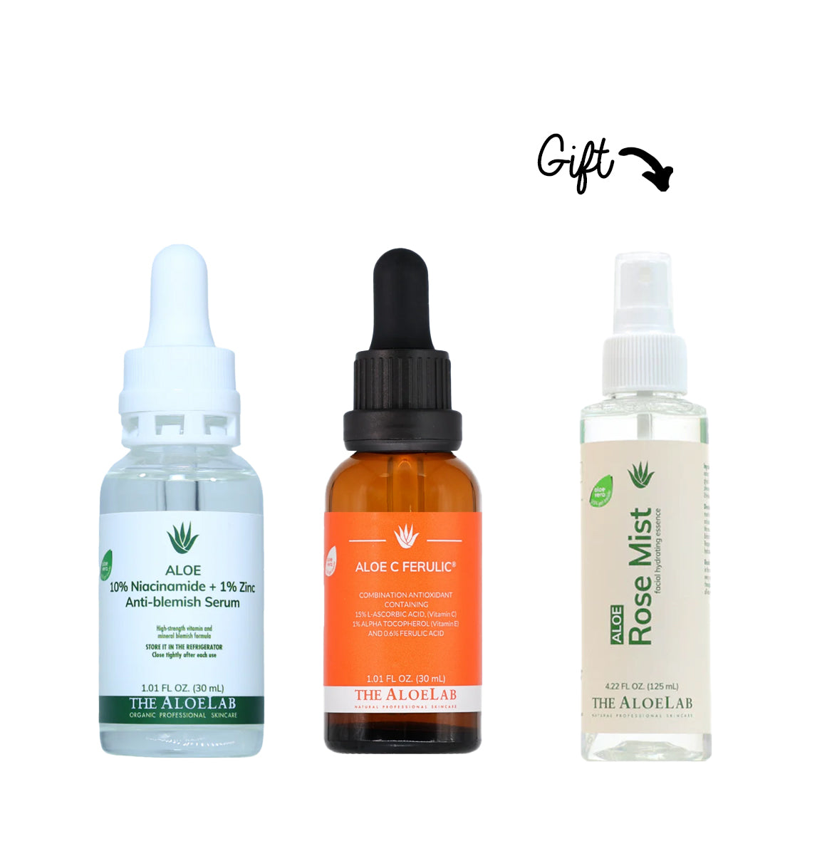 BUY Aloe C Ferulic + Niacinamide GET Rose Mist