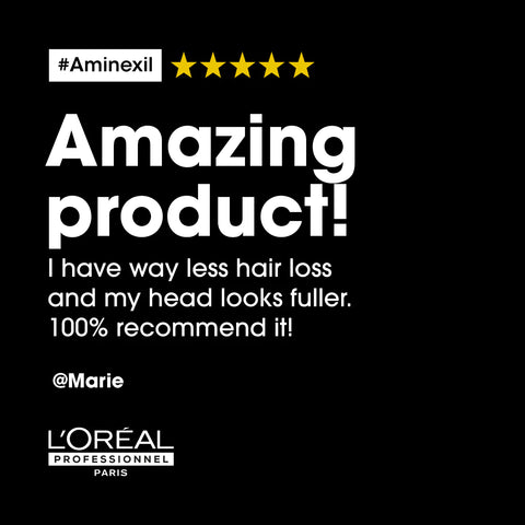 L’Oréal Professionnel | Aminexil Advanced dual-action scalp & anti-thinning hair treatment | for denser looking hair with more body | Professional 6-week anti-chute cure | SERIE EXPERT | 42x6 ML