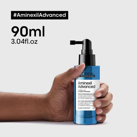 L’Oréal Professionnel | Aminexil Advanced Strengthening Anti-hair loss activator serum | for weakened hair prone to falling | SERIE EXPERT | 90 ml