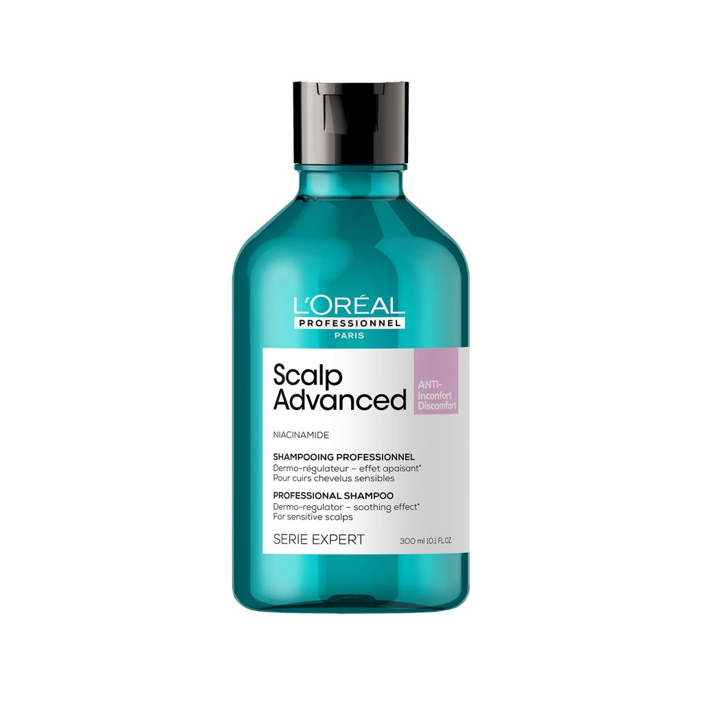 L’Oréal Professionnel | Scalp Advanced Anti-Discomfort Dermo-regulator shampoo | for sensitive scalps | SERIE EXPERT | 300 ml