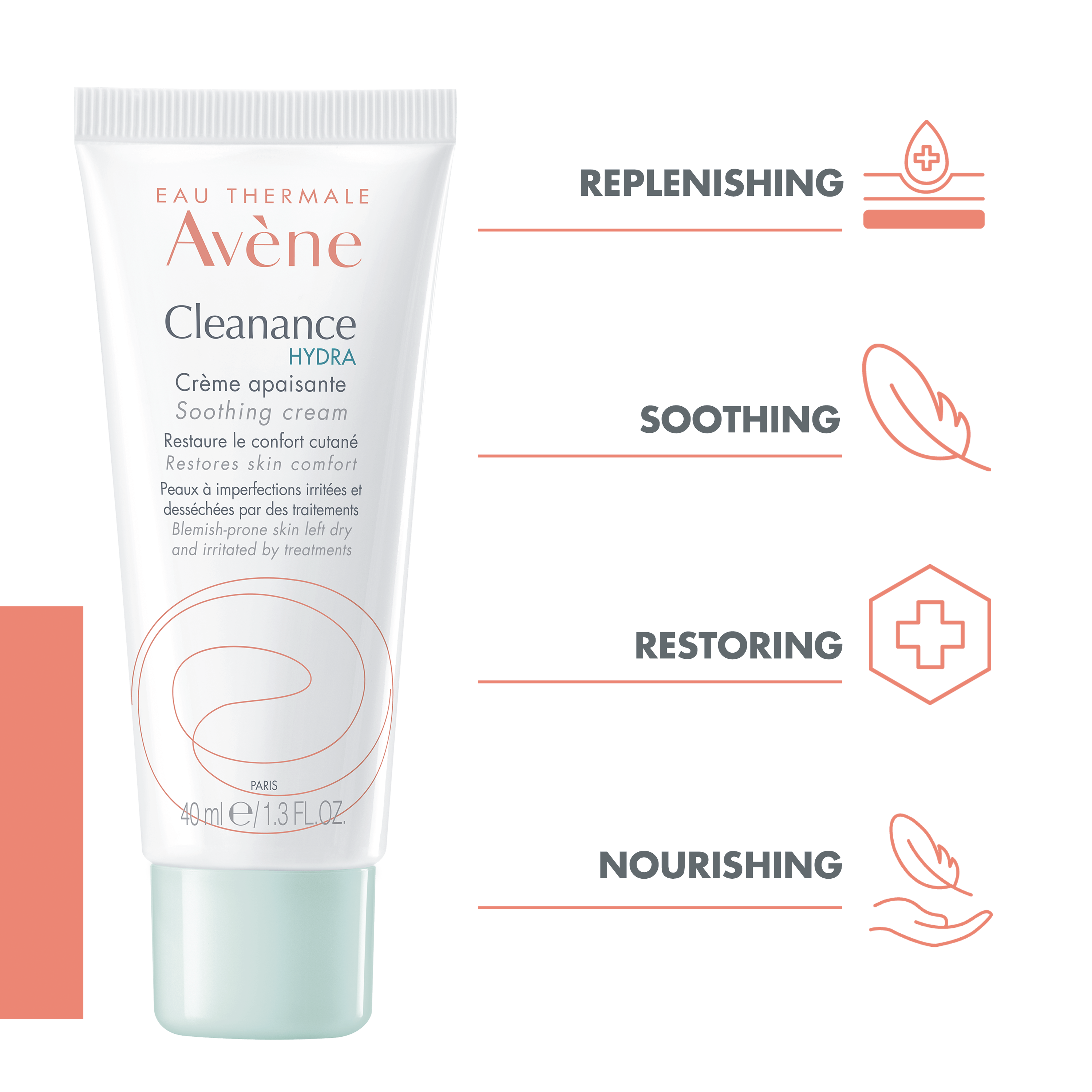 Cleanance Hydra Soothing Cream 40ML