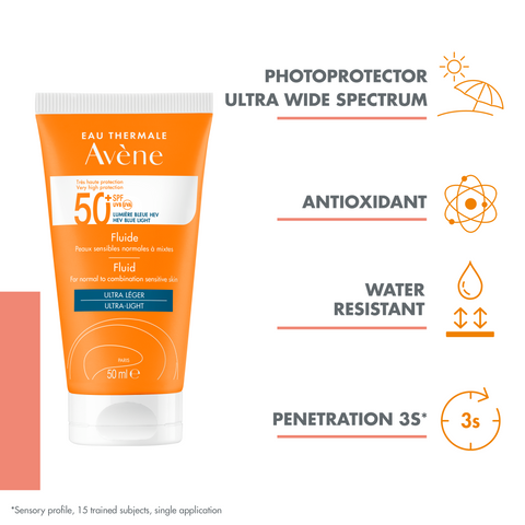 Avène Very High Protection SPF 50+ Fragrance-Free Fluid Ultra-Light