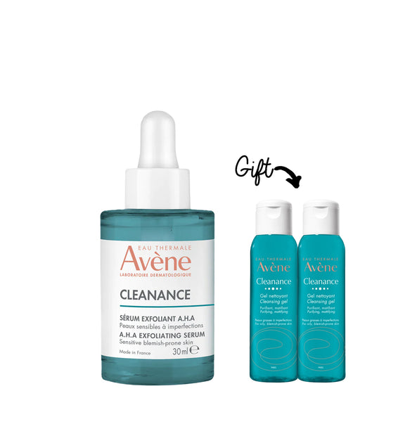 Buy Avene Cleanance Exfoliatiant AHA Serum   GET 2 AV CLEANANCE GEL 15ML
